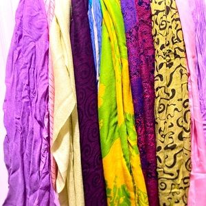 Lot of Hair wraps/scarves